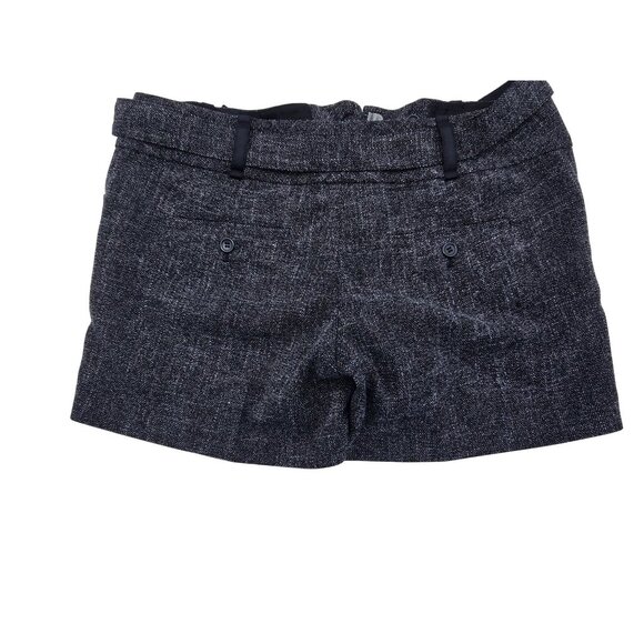 The Limited Collection Drew Fit Tweed Black & White Belted Shorts - Size 6 - Picture 2 of 7